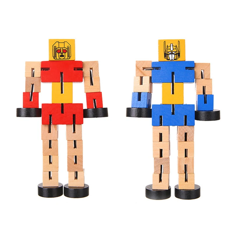 1 шт. Детский конструктор робот трансформер|toys for|toys for childrenrobot build |