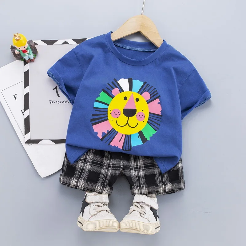 

Baby Boy Summer Clothing Sets for Newborn Baby Boy Infant Fashion Outerwear Clothes Suit T-shirt+Pant Suit Baby Boy Clothes