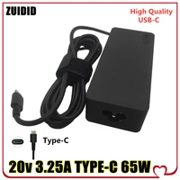 20v 3 25a 65w usb type c power adapter charger for lenovo thinkpad x1 carbon yoga x270 x280 t580 p51s p52s e480 e470 s2 laptop