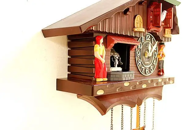 44*36 см европейские пасторальные часы Cuckoo модные настольные часы на стене для гостиной художественный Декор HW127