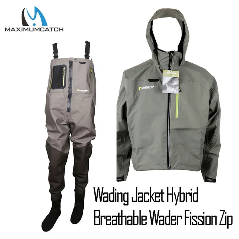 Combo 1 Maximumcatch Открытый чулок ножной светильник вес дышащий Fly Рыбалка Wader водонепроницаемый болотные брюки Рыбалка Wader куртка - Цвет: Combo 1