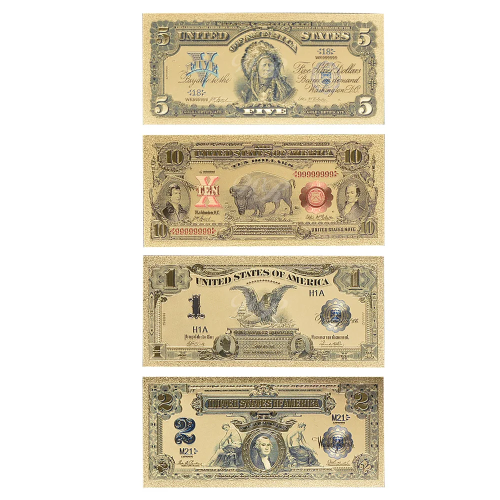 Оптовая продажа Дональд Трамп 2020 поддельные деньги доллары золотые банкноты США