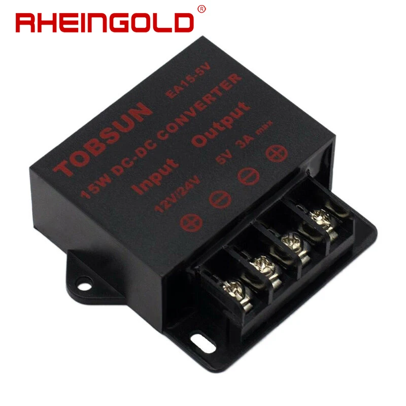 

Преобразователь DC 12 В 24 В в 5 В 3A 15 Вт, Регулятор источника питания, трансформатор, преобразователь питания постоянного тока, аксессуары, инст...