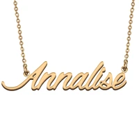 annalise custom name necklace customized pendant choker personalized jewelry gift for women girls friend christmas present