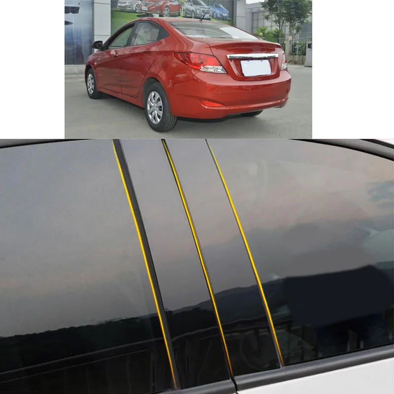 Автомобильная накладка на столб из поликарбоната отделка двери окна пианино