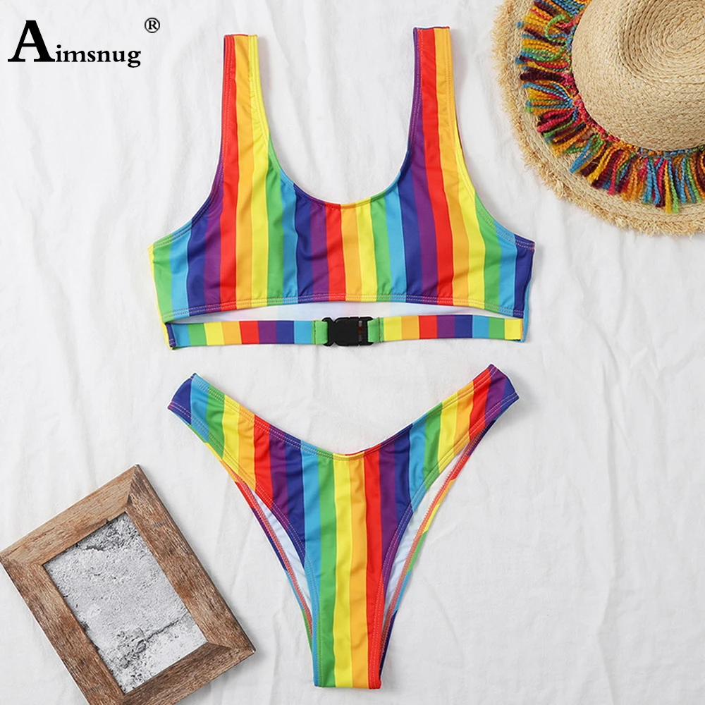 Женский комплект бикини в стиле пэчворк купальник из двух предметов для девушек