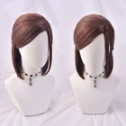 Игра последний из США для косплея Ellie парик коричневый короткий боковой пробор в стиле Косплей парики синтетический термостойкий парик волос + бесплатная парик Кепки