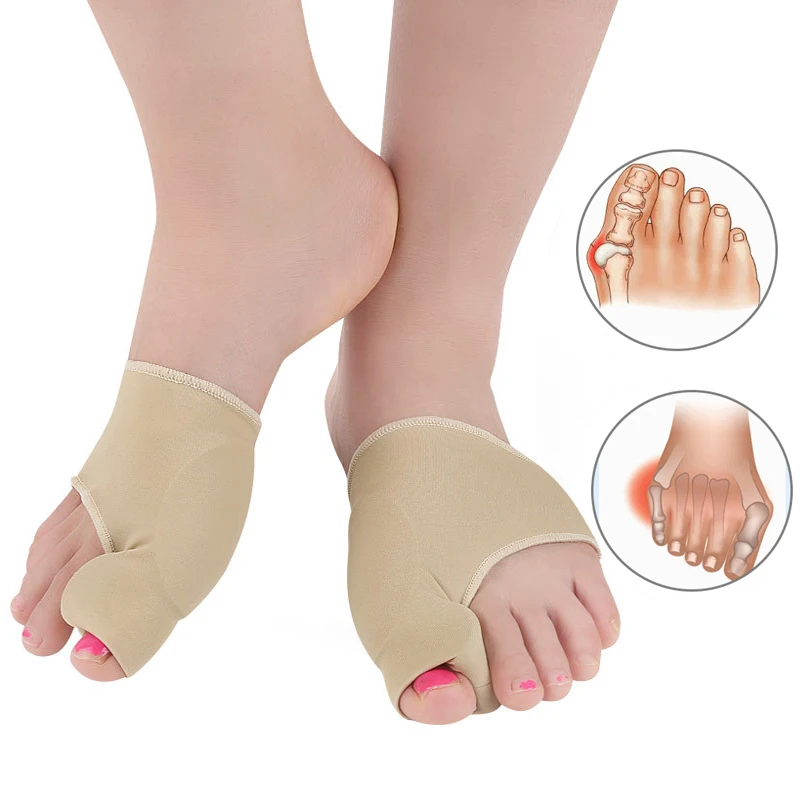 1 пара = 2 шт. носком разделительный буйон ортопедии коррекция вальгусной