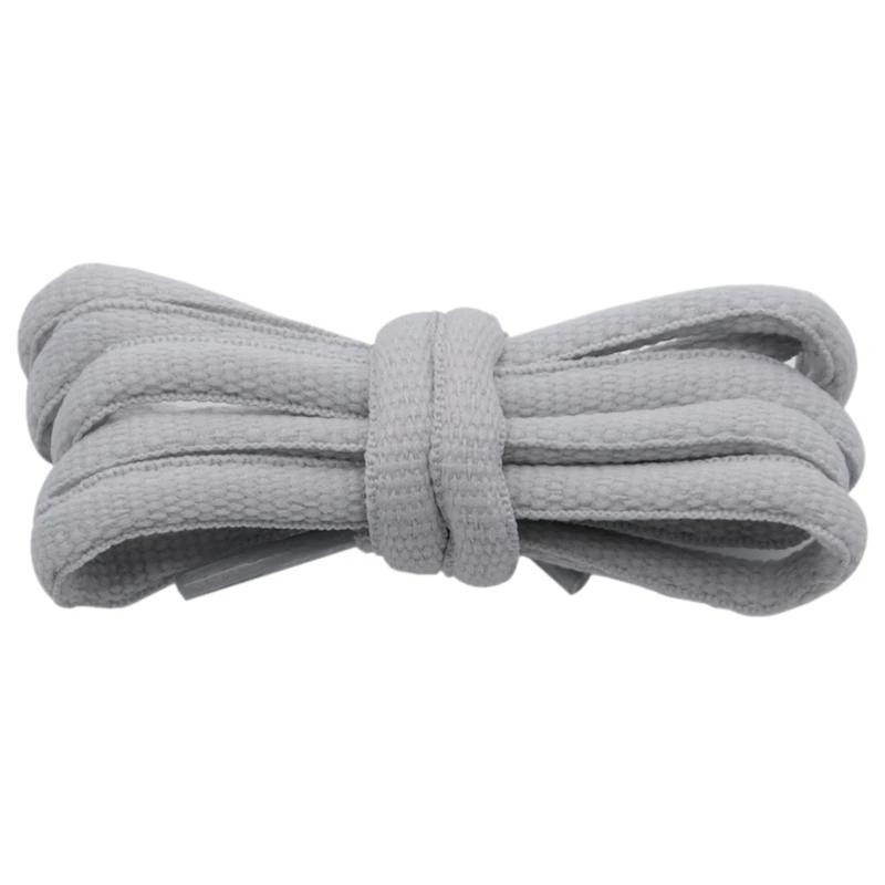 Coolstring High Quality 8.5MM Thicker Shoelace Wide Oval Pink Grey Black Rope With Plastic 2021 Cheaper Wholesale 10 Pairs/lot