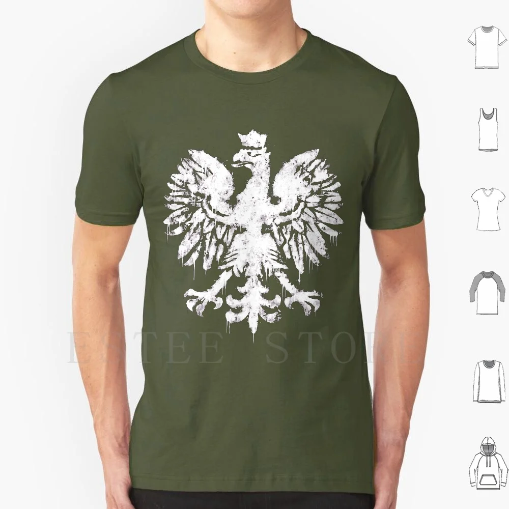 

Polish Eagle Graffiti T Shirt Print Cotton Polish Poland Eagle Flag Polska Polski