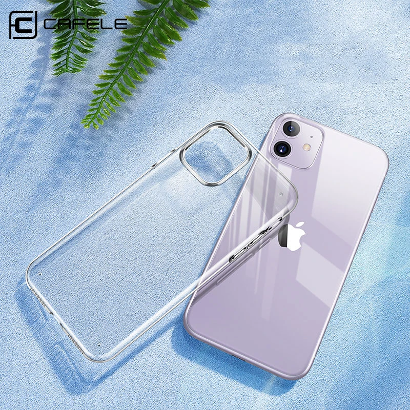 Мягкий прозрачный чехол Cafele из ТПУ для iPhone 11 Pro Max силиконовый телефона прозрачная