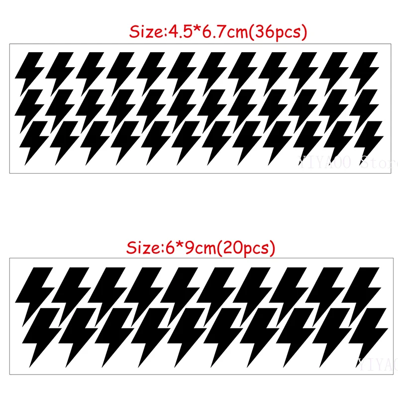 

Lightning Wall Stickers For Kids Room Home Decorations Living Room Wall decals Children Nursery Bedroom Decorative Sticker