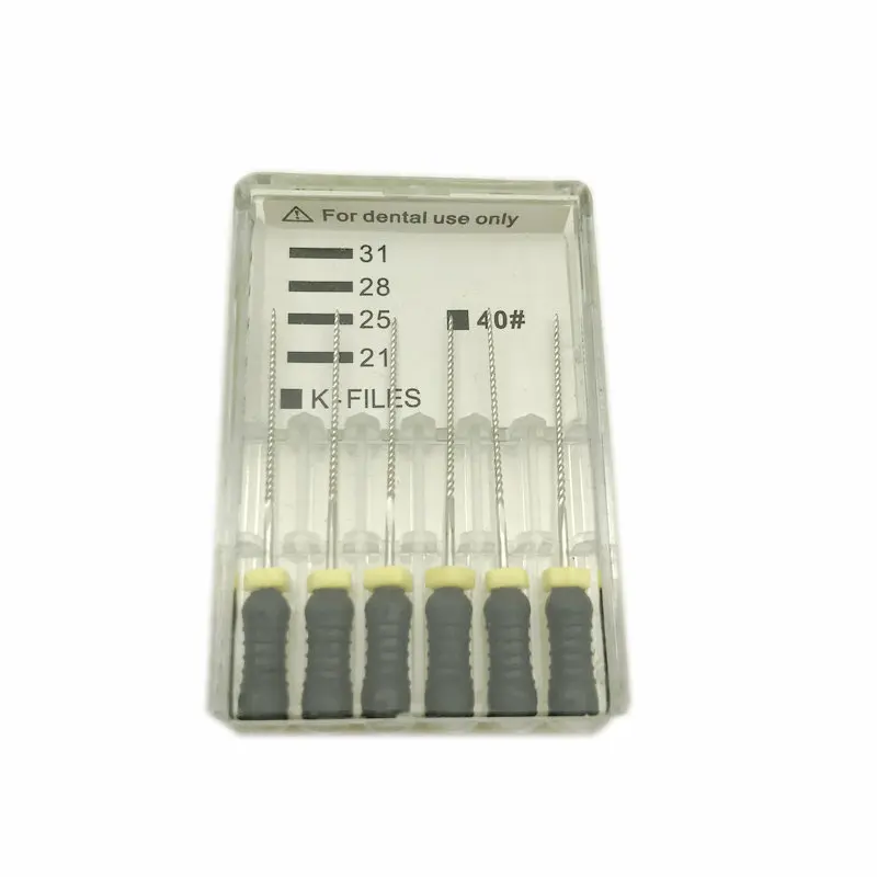 Эндодонтический корневой канал K Файлы (Ручное использование) стоматологический