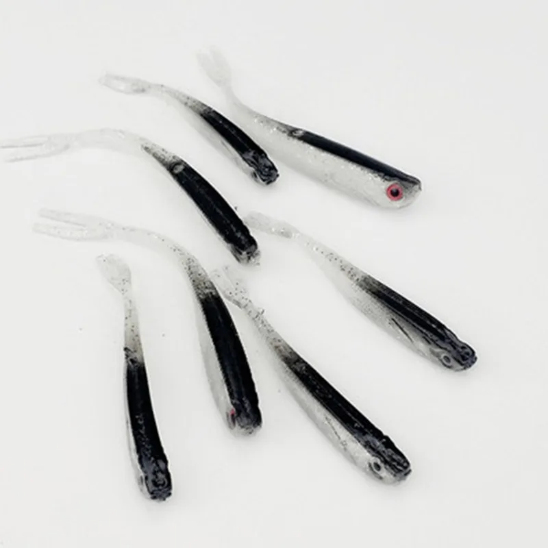 Мягкая приманка 75 мм силиконовые свимбейты искусственный червь воблеры для рыбы