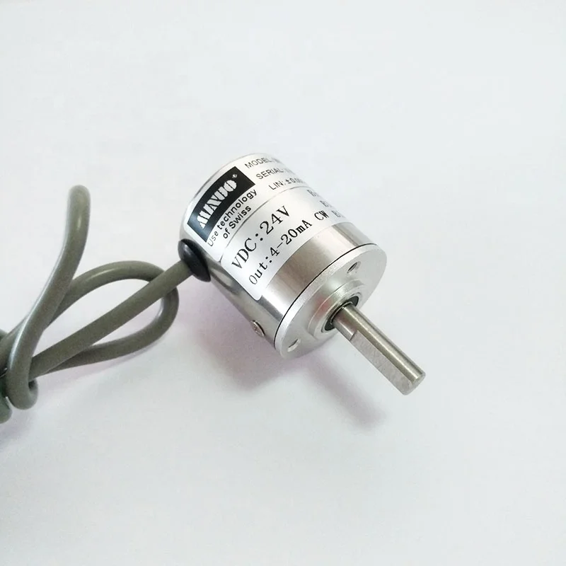 

90 180 360 degree 0-5v angle sensor current long life contactless non contact hall displacement sensor