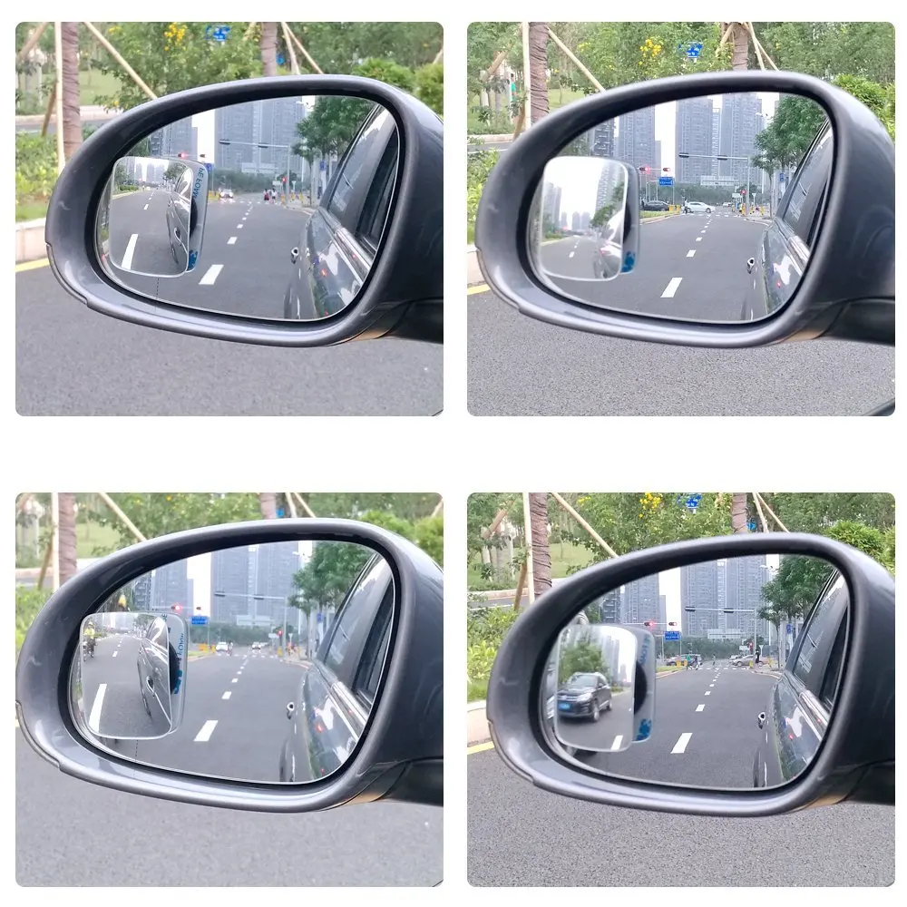 Автомобильное HD выпуклое зеркало 360 градусов регулируемое широкоугольное для