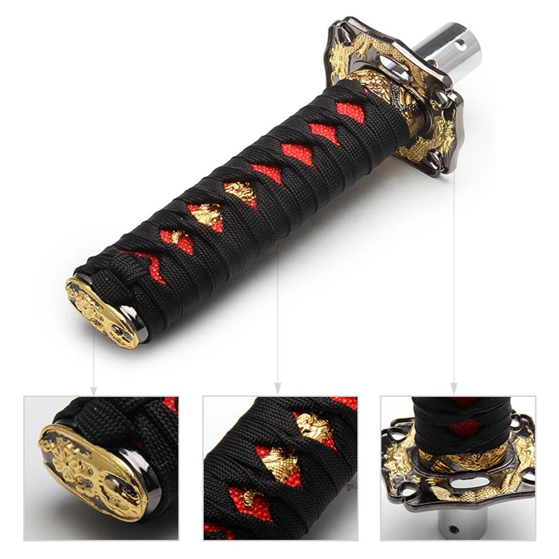 Универсальный рычаг переключения передач с адаптерами 150 мм катана самурайский