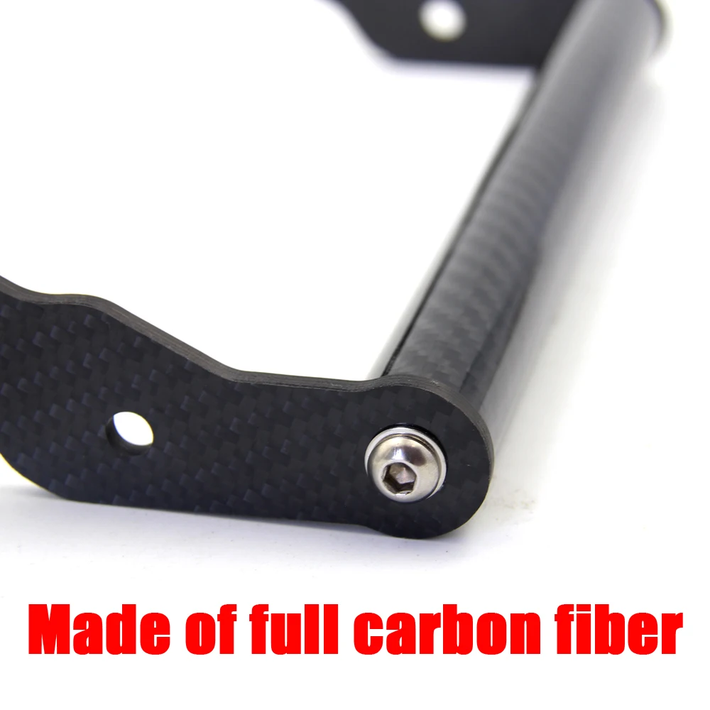 

Motorcycle GPS/SMART PHONE Navigation carbon fiber GPS Plate Bracket Adapt Holder Black For Honda CB 500X CB500X 2016 2017 2018