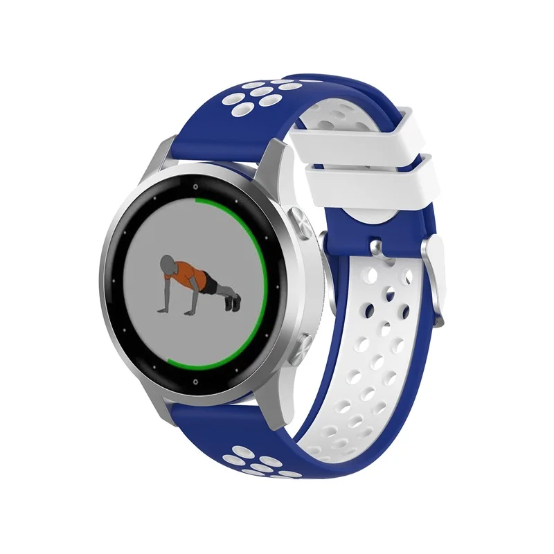 18 мм спортивный мягкий силиконовый ремешок для Garmin Vivoactive4S Смарт-часы для Vivoactive 4S сменный Браслет аксессуары