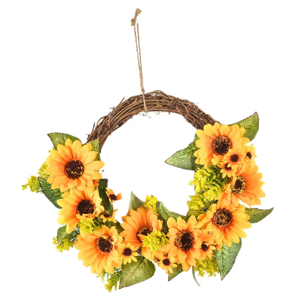 1 шт. имитация гирлянда &quotПодсолнух&quot Декор Искусственный венок из подсолнухов