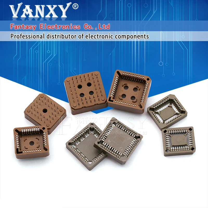 10 шт. PLCC IC розетка PLCC32 PLCC44 SMD DIP адаптер|Интегральные схемы| |