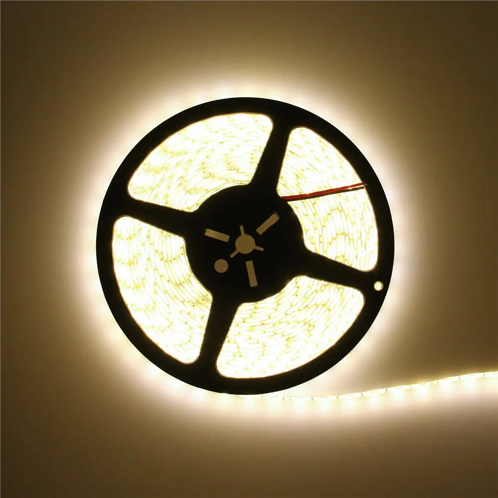 DC 24V 32 8ft 5050 SMD светодиодный гибкий свет ленты теплый белый 10M 600 s 60 Светодиодный s/M