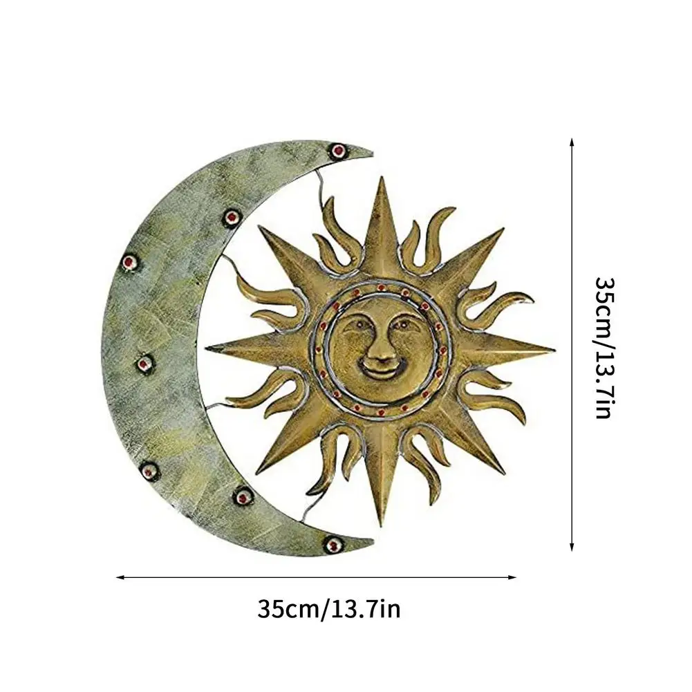 13 АЦТЕКСКИХ Солнце Луна Металлический Настенный декор небесная тематика ручная