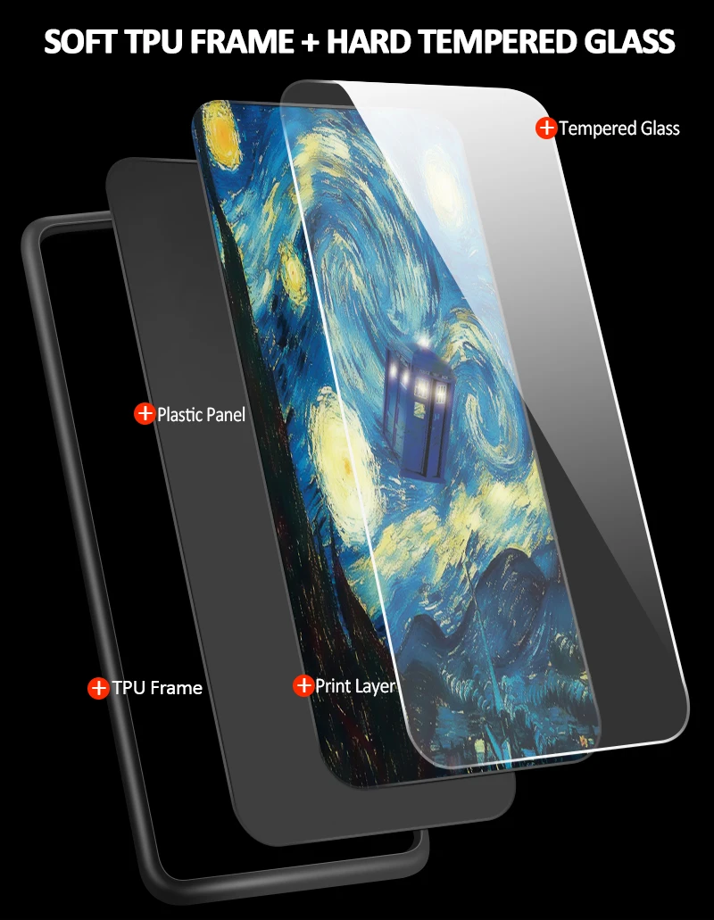 Закаленное стекло чехол для Xiaomi 6X5X8 9 SE A1 A2 Lite TPU чехол для телефона Redmi Note 4x 5A 6 7 Pro Prime противоударный жесткий чехол