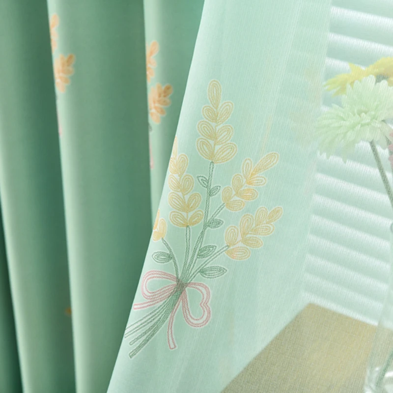 Симпатичные Фотошторы для спальни деревенские затемняющие элегантные нежные