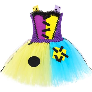 Детское платье-пачка Ragdoll, Рождественский Костюм Салли для Хэллоуина, детская одежда, платья для девочек на карнавал, день рождения