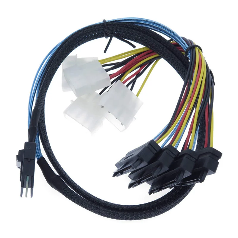 Mini SAS 36P SFF-8087 To 4 * SFF-8482 SAS29 кабель для конверсии | Компьютеры и офис