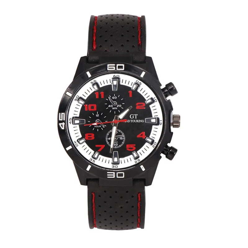 GT Мужские часы от топ бренда Роскошные Кварцевые для мужчин модные повседневные