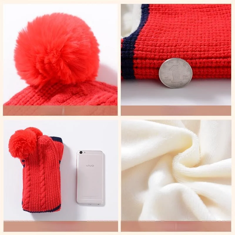 Зимняя детская шапка Плюс флисовые детские шапки мультяшная для девочек