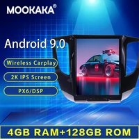 tesla screen android px6 for mitsubishi triton l200 2016 2019 car multimedia player radio upgrade stereo gps nav head unit ips