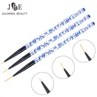 3 шт маникюрная кисть 7 мм12 мм15 мм УФ-гель для ногтей кисть для ручного рисования кончики для рисования Инструменты для рисования ногтей кисти для украшения