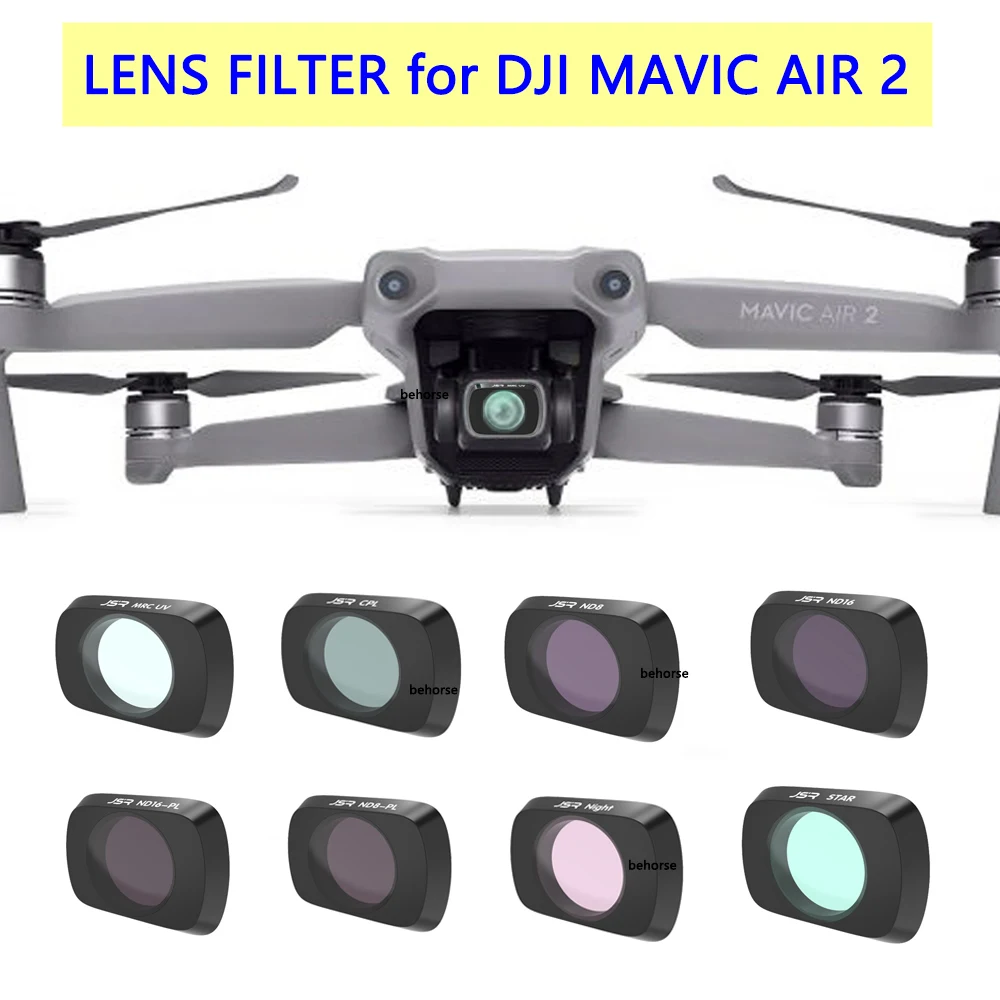 Для DJI Mavic Air 2 Camera Gimbal Lens Filter MCUV CPL ND Sunhood Protector for Accessories|Наборы аксессуаров для