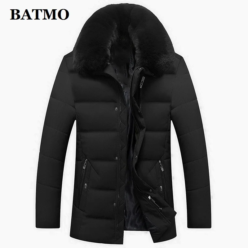 

BATMO white duck down jackets men,men's winter trench coat,plus-size L-4XL A-08