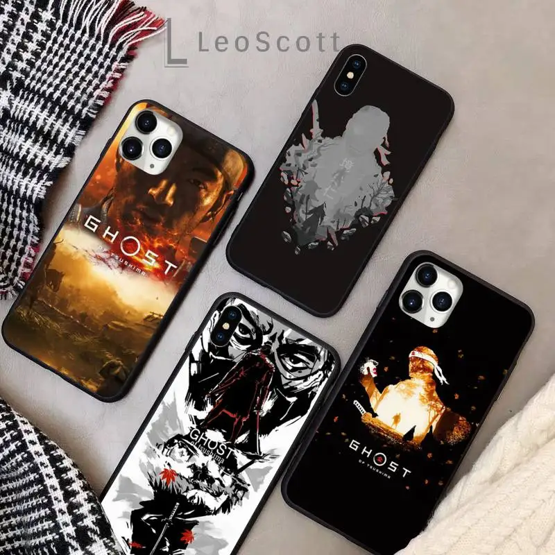 

ghost of tsushima hot game Phone Case for iPhone 11 12 pro XS MAX 8 7 6 6S Plus X 5S SE 2020 XR Soft silicone