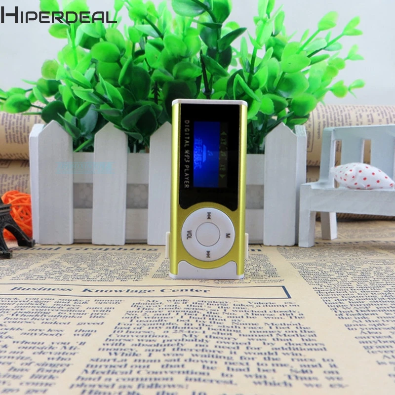 

HIPERDEAL Factory Price Mini music USB Clip LCD Screen MP3 Media Player Support 16GB MicroSD Portable mp3-player sports gift