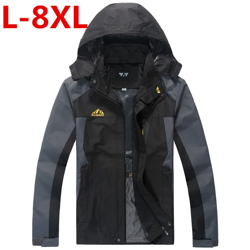 Новинка размера плюс 8XL 7XL 6XL 5XL 4XL Мужская Высококачественная водонепроницаемая