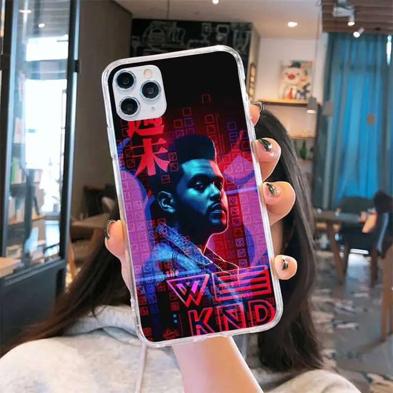 

The Weeknd XO Phone Case Transparent soft For iphone 5 6 7 8 11 12 s c se plus mini x xs xr pro max cover shell funda