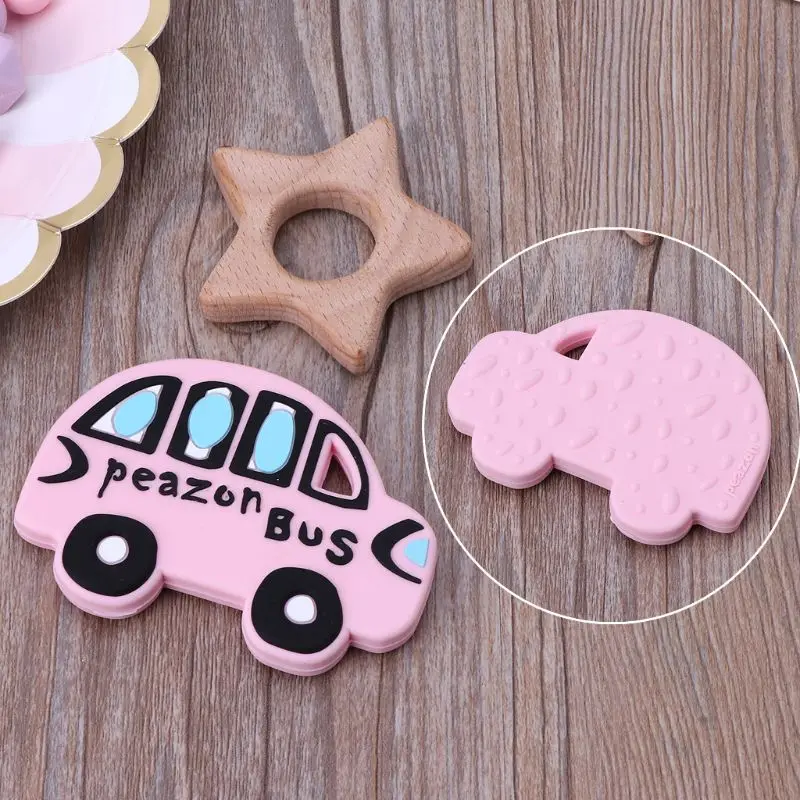 DIY Детский Прорезыватель для зубов игрушка кормления ожерелье браслет