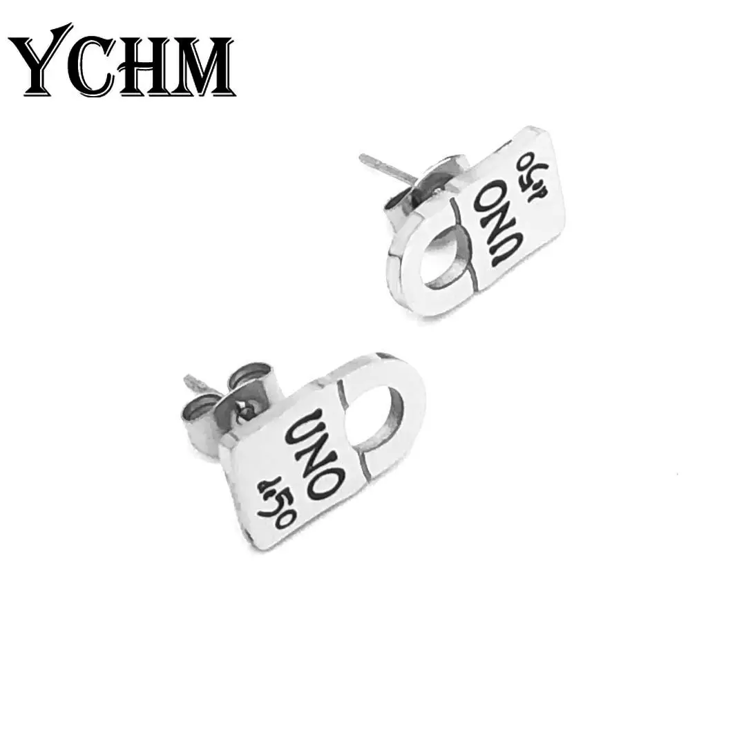 

New Spain UNO50 Lock Earrings Studs Aretes De Acero Inoxidable Para Mujer Stainless Steel Earring for Women 2021 Trend Jewelry
