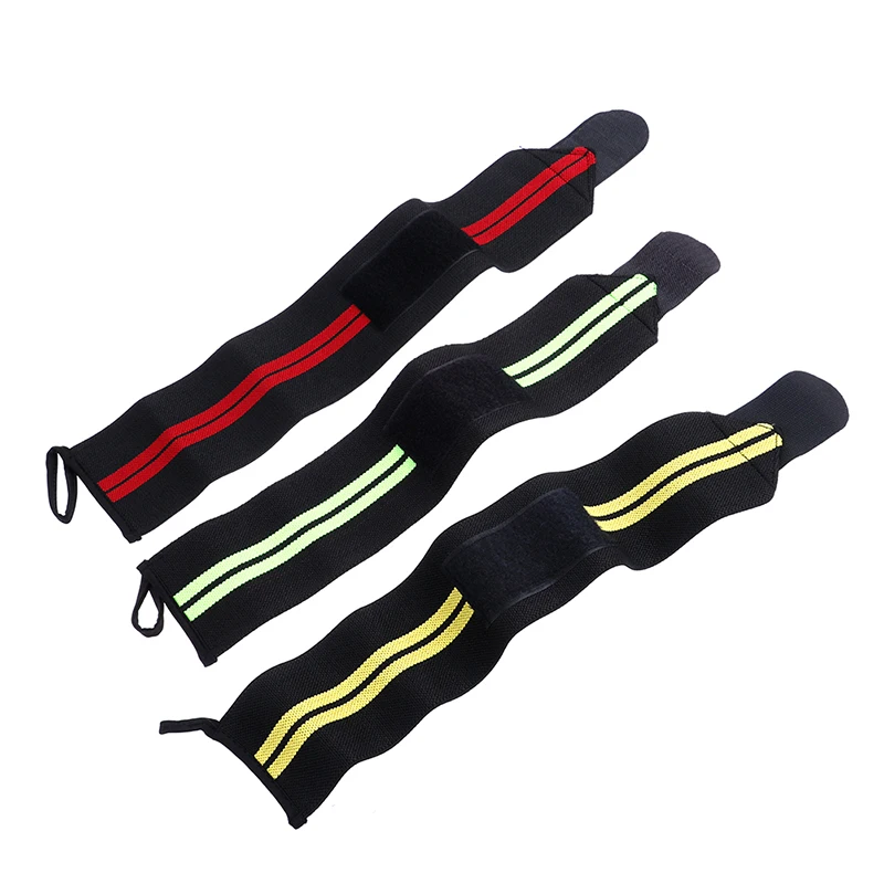 

1pc Wrist Support Breathable Adjustable Wristband Elastic Wrist Wraps Bandages for Weightlifting Powerlifting 3colors