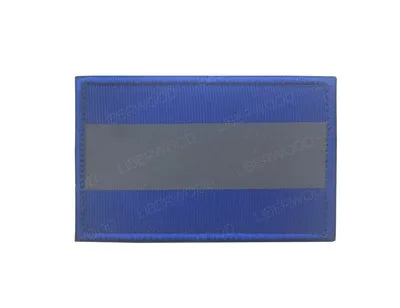 blue Светоотражающая Боевая застежка нашивка на тему безопасности крюк петля пожарный спасательная полиция EMT EMS Hi Vis полоса нашивка, значок, аппликация - Цвет: blue