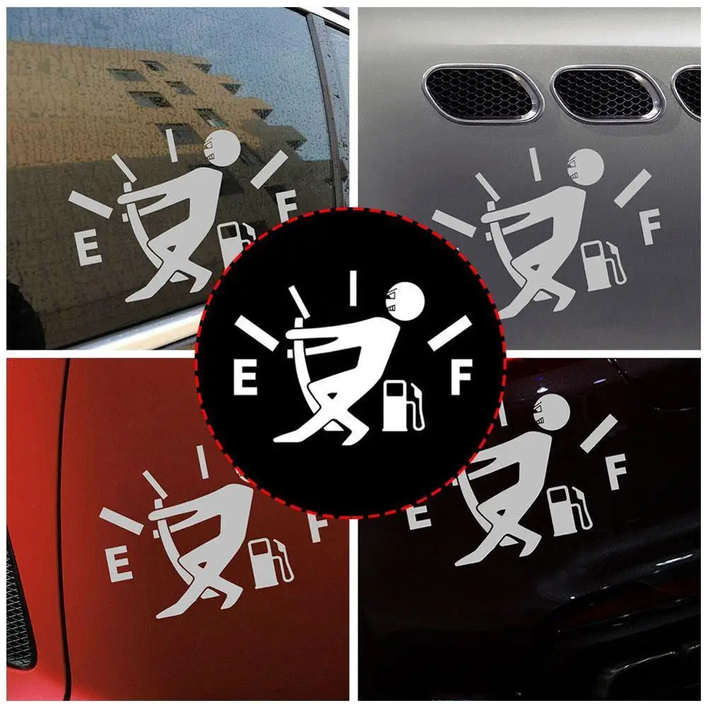 1 шт. забавная Автомобильная наклейка Натяжной топливный бак указатель полностью