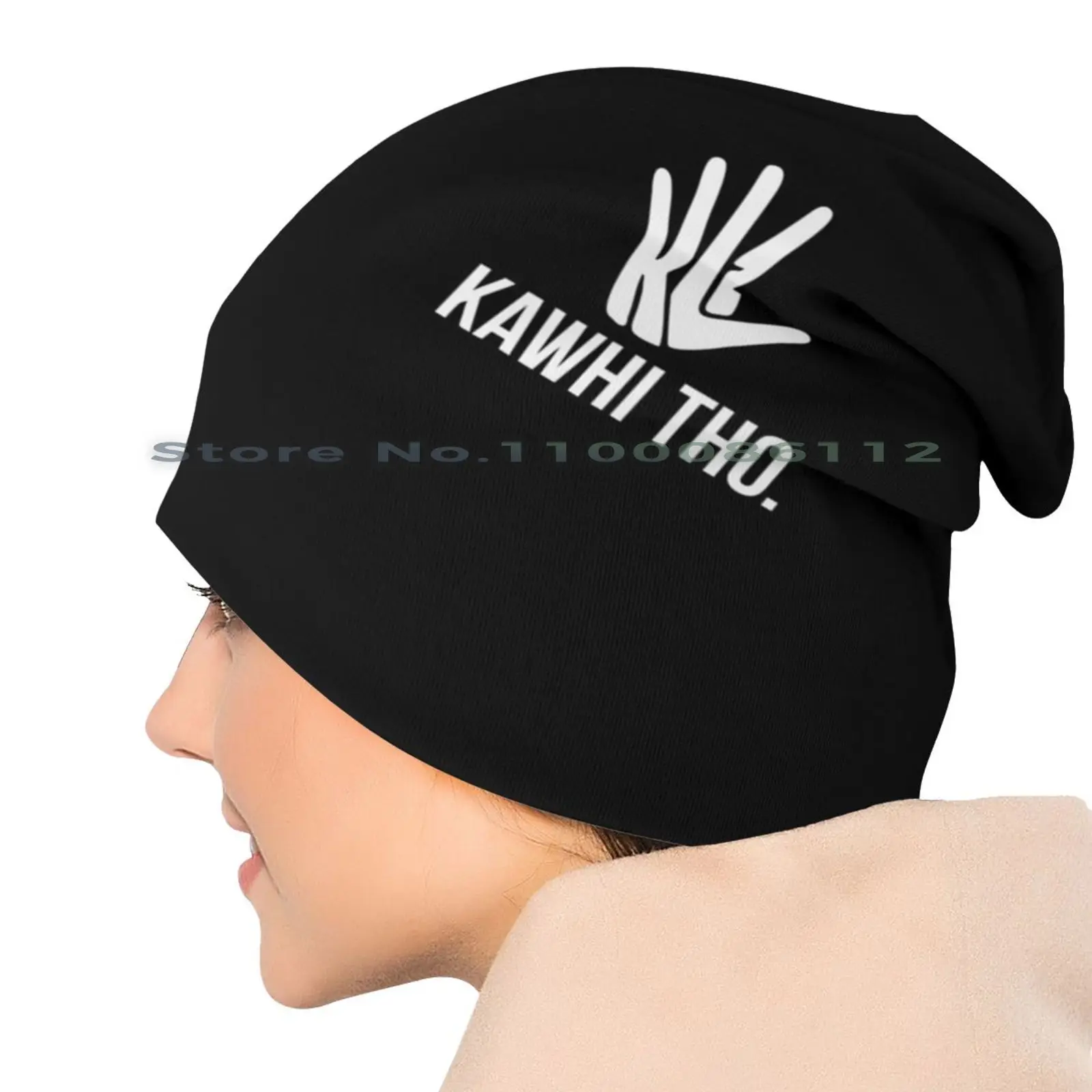 Вязаная шапка без козырька с надписью Take It Fast |