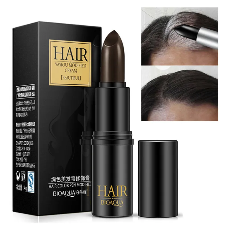 Одноразовый цвет волос краска для черный коричневый покрытие модифицированный