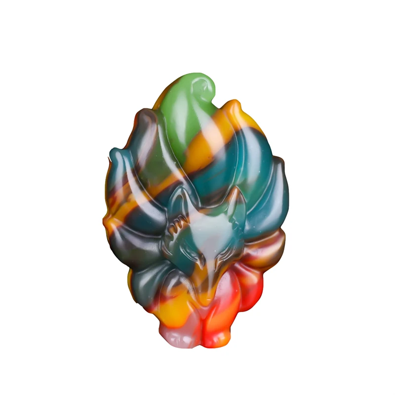 Ожерелье с подвеской из натуральной Нефритовой лисы ювелирное изделие ручной