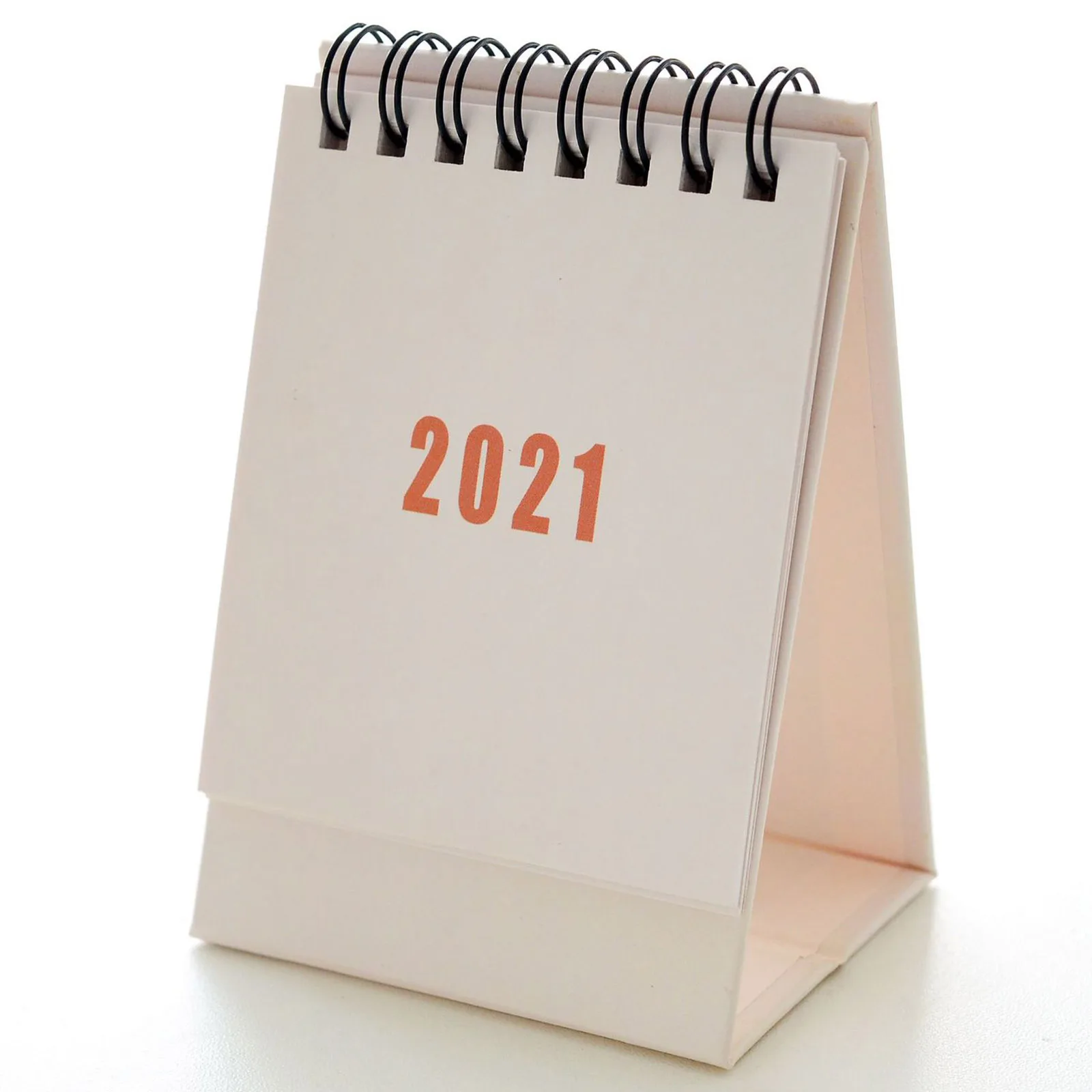 

2021 Simple Mini Desktop Paper Calendar Dual Daily Scheduler Table Planner Yearly Agenda Organizer 2020.12-2021.12